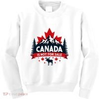 Canada Is Not For Sale Est. 1867 Proud Canadian Kids Sweatshirt thumb 0
