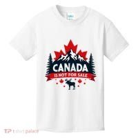 Canada Is Not For Sale Est. 1867 Proud Canadian Kids T-Shirt thumb 0