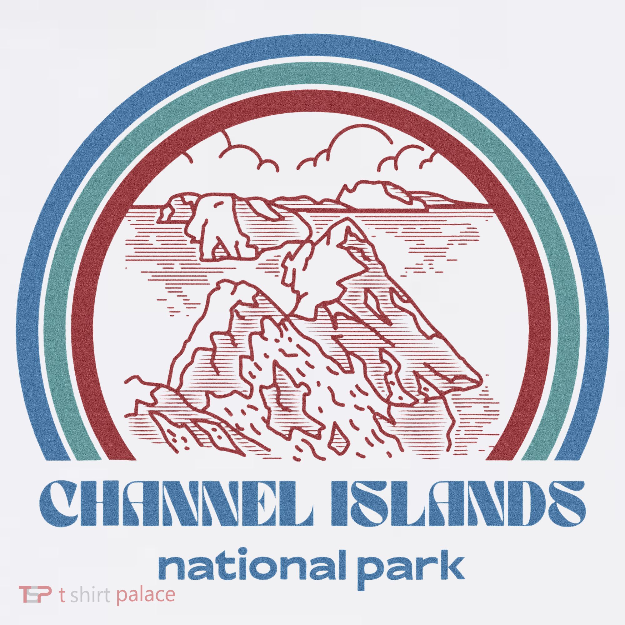 Channel Islands National Park Retro Vintage Style Outdoor T-Shirt