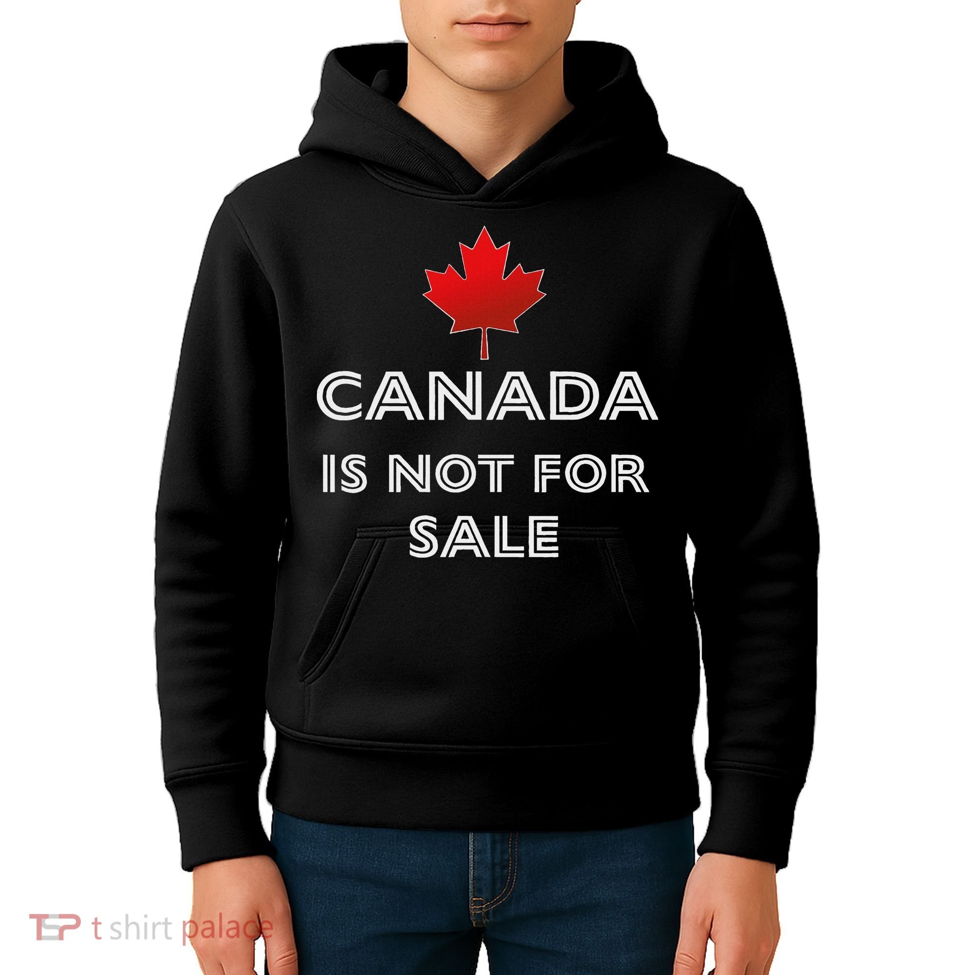 Canada Is Not For Sale Kids Hoodie
