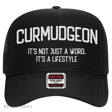 Curmudgeon ItS Not Just A Word ItS A Lifestyle Funny Hat