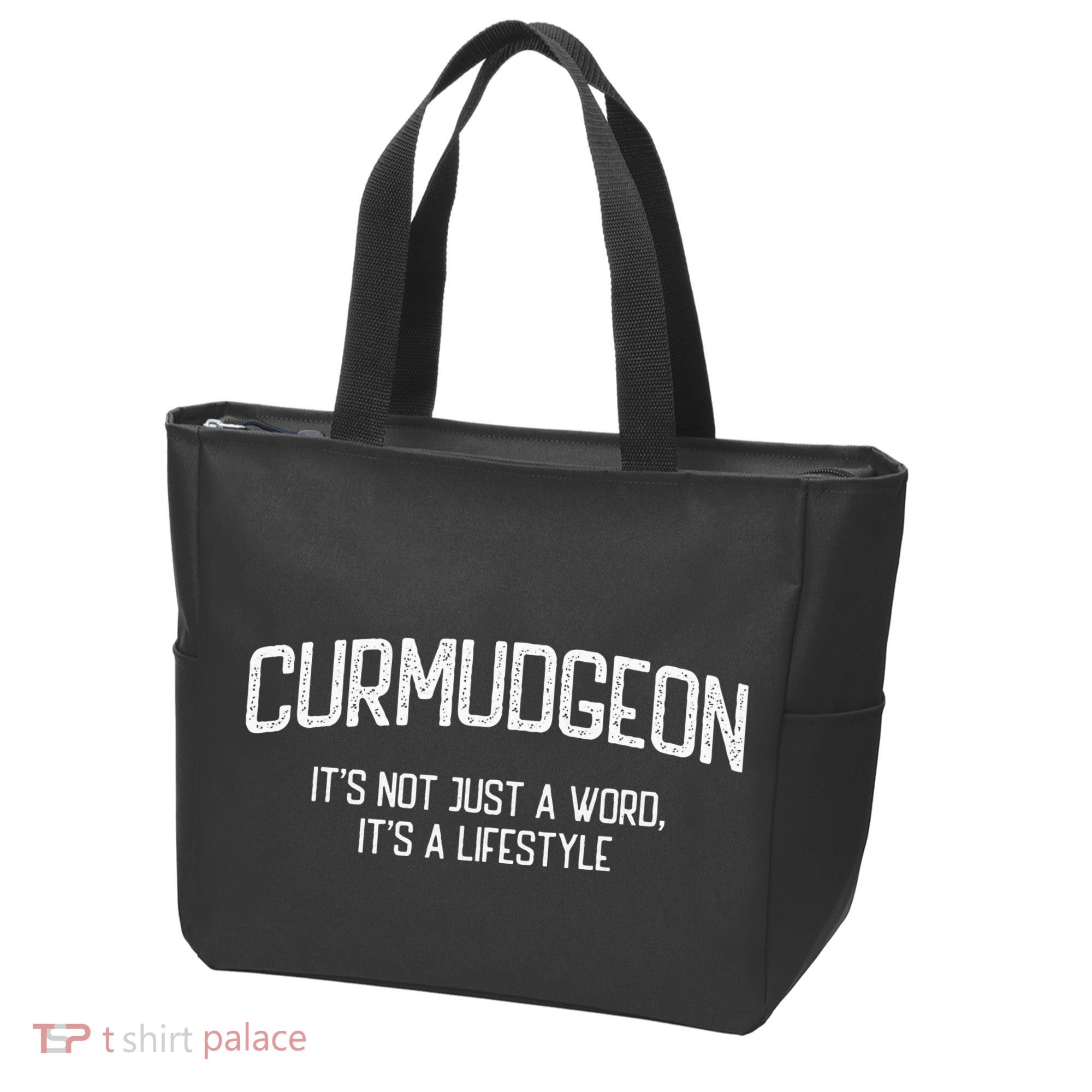 Curmudgeon ItS Not Just A Word ItS A Lifestyle Funny Tote Bag