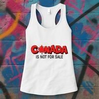 Canada Is Not For Sale Women's Tank Top thumb 3