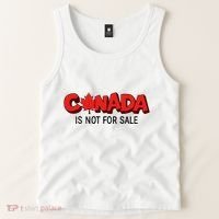 Canada Is Not For Sale Tank Top thumb 2