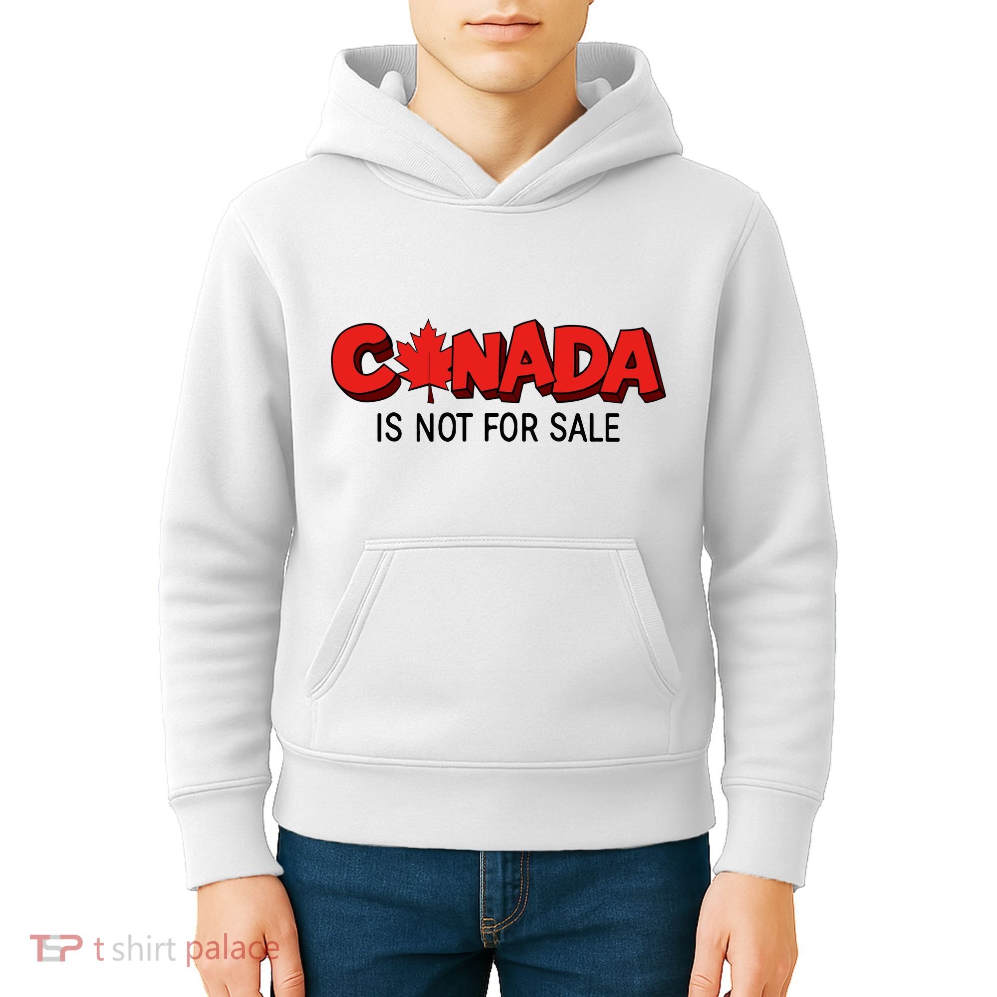 Canada Is Not For Sale Kids Hoodie