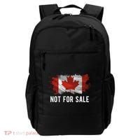Canada Is Not For Sale Canadian Flag Backpack thumb 0