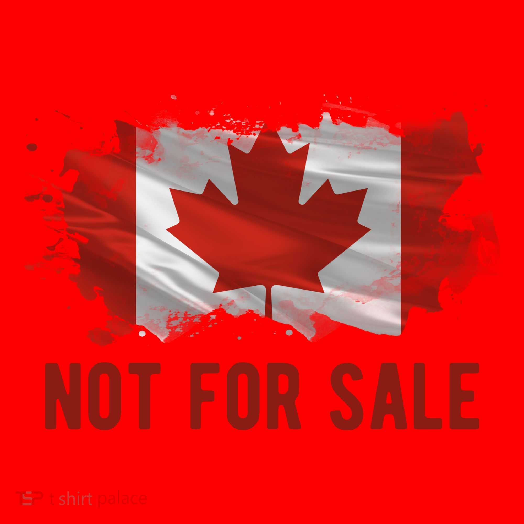 Canada Is Not For Sale Canadian Flag Santa Hat