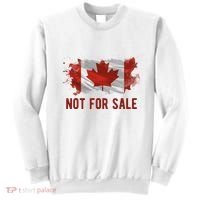 Canada Is Not For Sale Canadian Flag Sweatshirt thumb 0