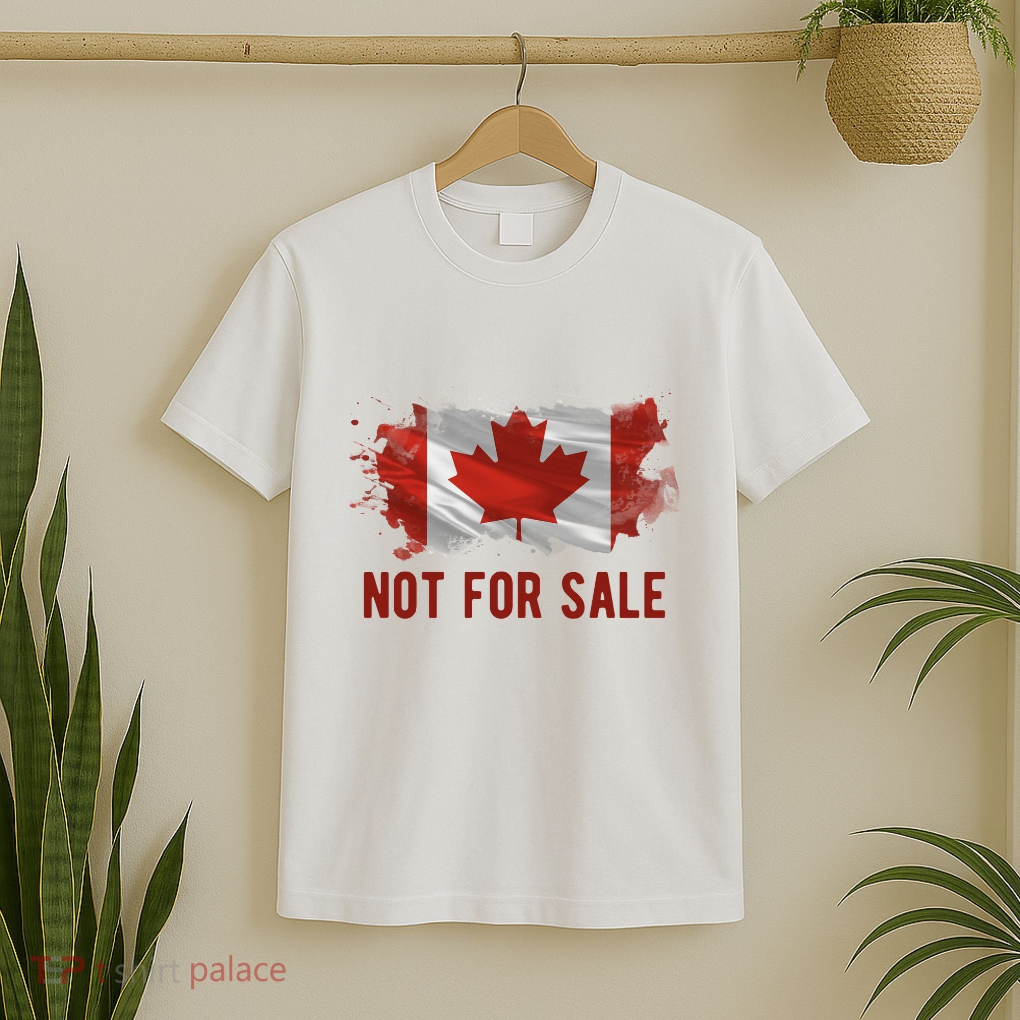Canada Is Not For Sale Canadian Flag T-Shirt