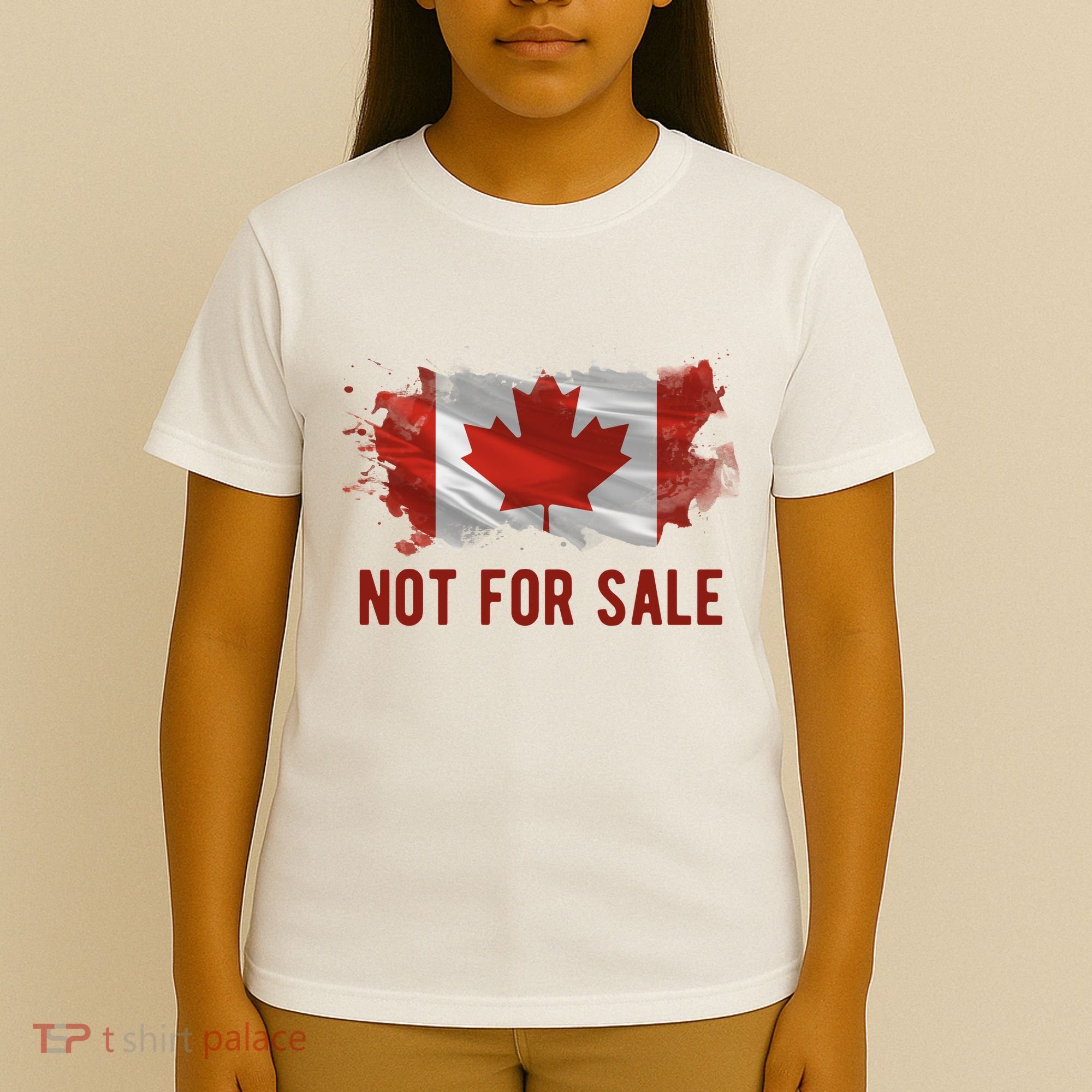 Canada Is Not For Sale Canadian Flag T-Shirt