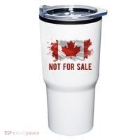 Canada Is Not For Sale Canadian Flag Tumbler thumb 0