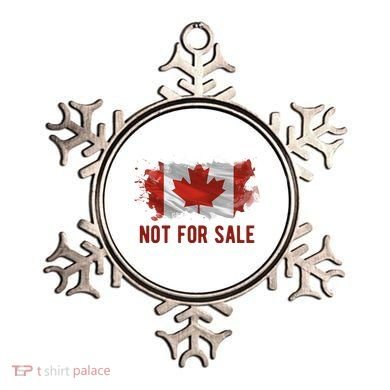 Canada Is Not For Sale Canadian Flag Ornament