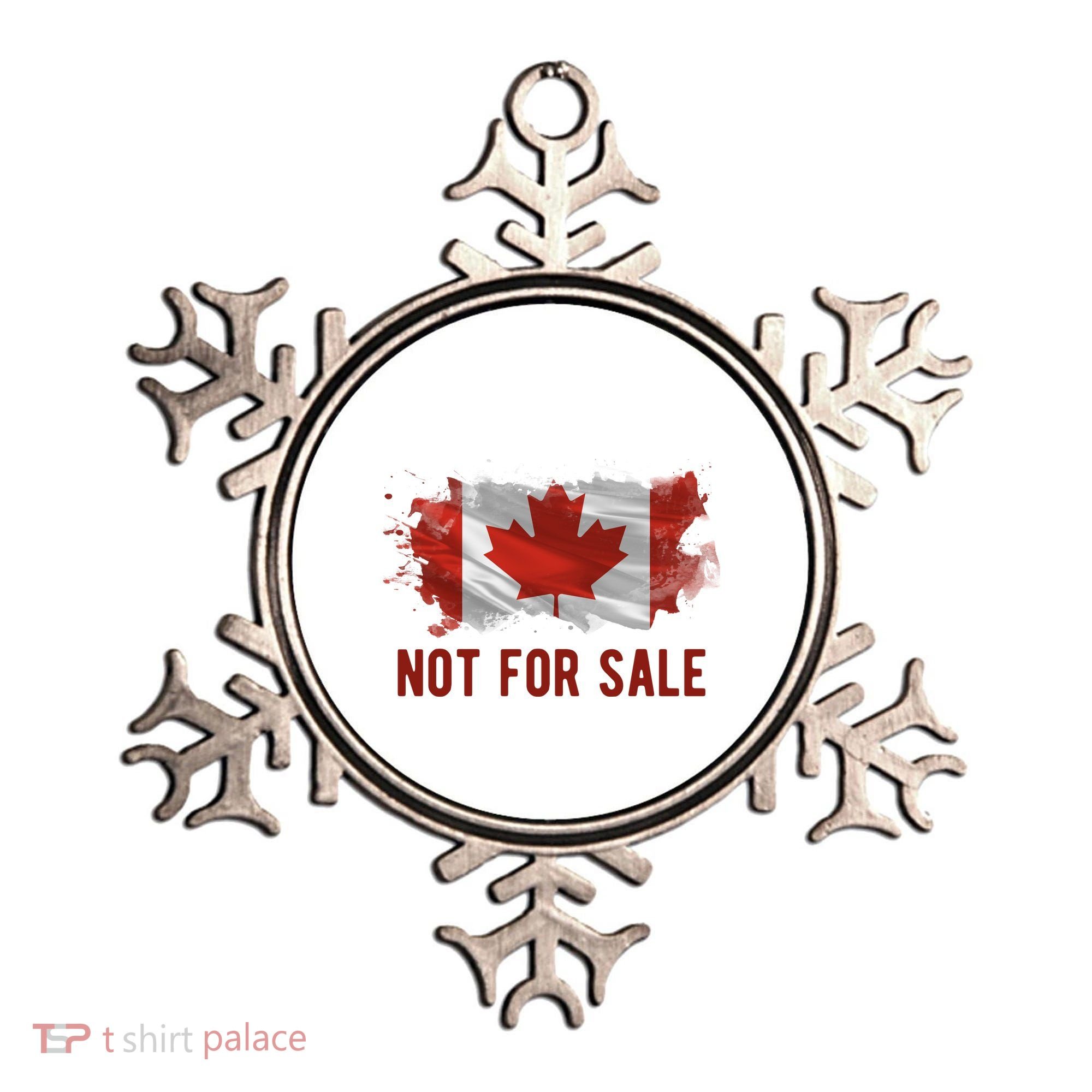 Canada Is Not For Sale Canadian Flag Ornament