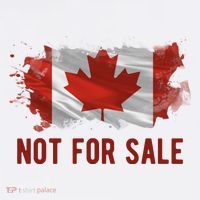 Canada Is Not For Sale Canadian Flag Baby Bodysuit thumb 2