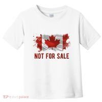 Canada Is Not For Sale Canadian Flag Toddler T-Shirt thumb 0