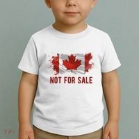 Canada Is Not For Sale Canadian Flag Toddler T-Shirt thumb 2