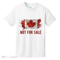 Canada Is Not For Sale Canadian Flag Kids T-Shirt thumb 0