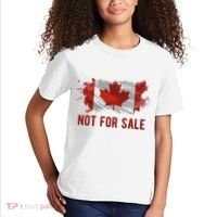 Canada Is Not For Sale Canadian Flag Kids T-Shirt thumb 2