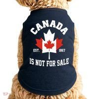 Canada Is Not For Sale Est 1867 Doggie Tank thumb 0