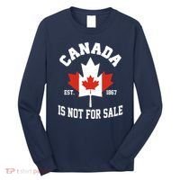 Canada Is Not For Sale Est 1867 Long Sleeve Shirt thumb 0
