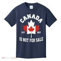 Canada Is Not For Sale Est 1867 Kids T-Shirt thumb 0