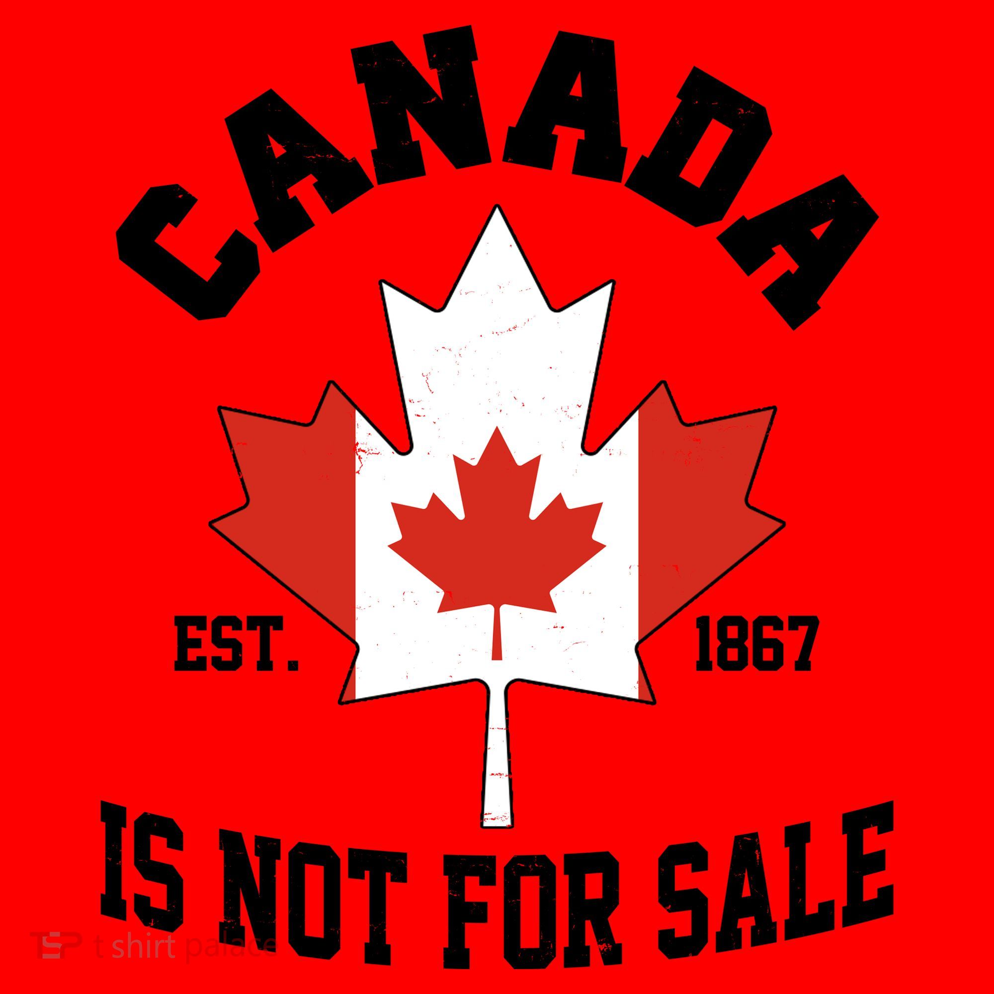Canada Is Not For Sale Est 1867 Santa Hat