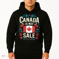 Canada Is Not For Sale Vneck Hoodie thumb 2