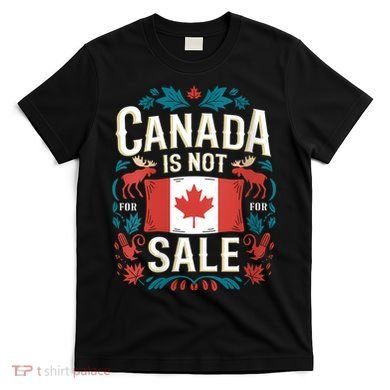 Canada Is Not For Sale Vneck T-Shirt