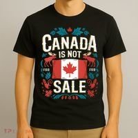 Canada Is Not For Sale Vneck T-Shirt thumb 3