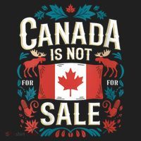 Canada Is Not For Sale Vneck Beanie thumb 2