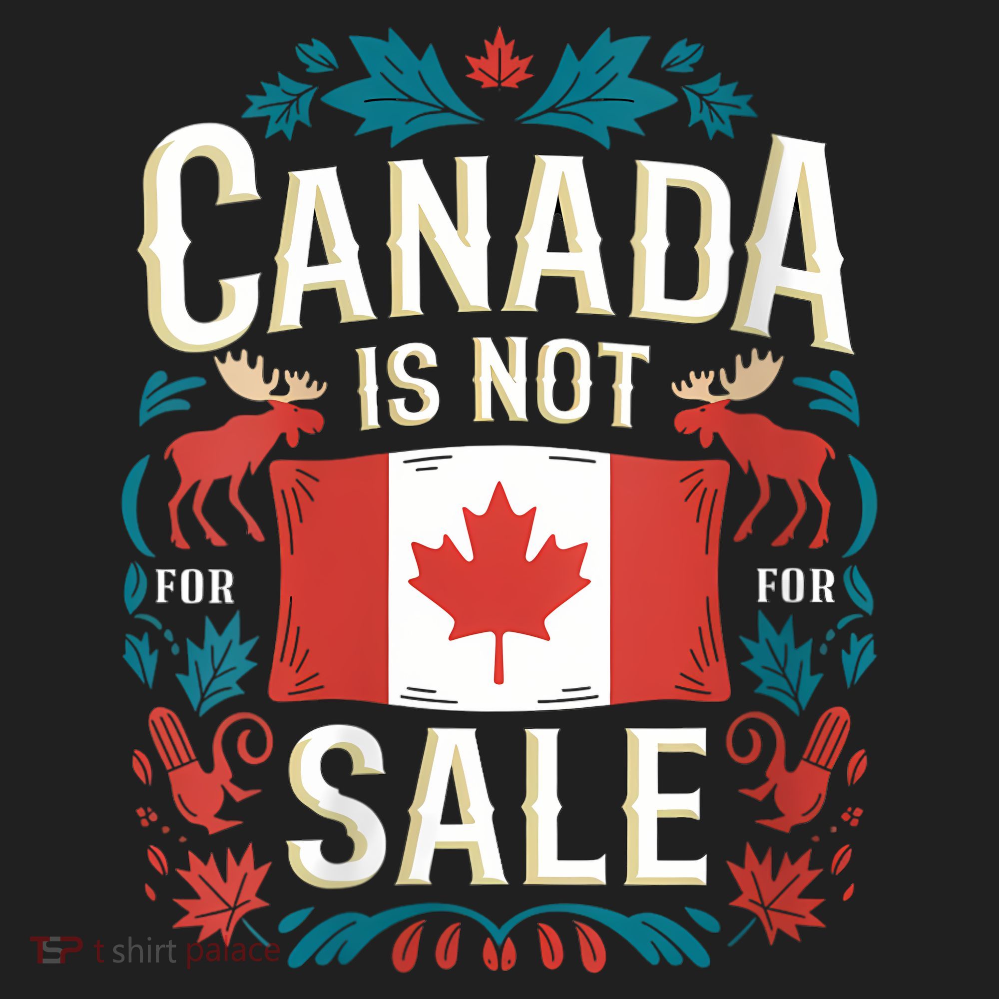 Canada Is Not For Sale Vneck Beanie