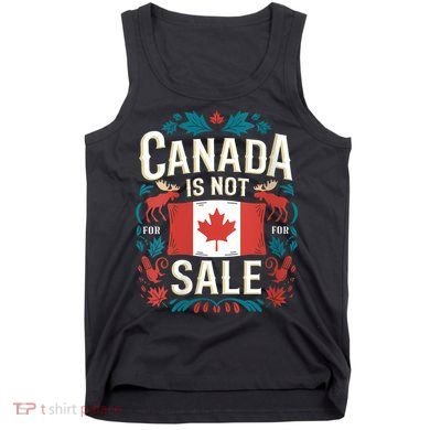Canada Is Not For Sale Vneck Tank Top