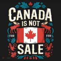 Canada Is Not For Sale Vneck Visor thumb 3