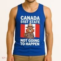 Canada Is Not For Sale 51st State Not Going To Happen Tank Top thumb 3