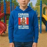 Canada Is Not For Sale 51st State Not Going To Happen Kids Hoodie thumb 2