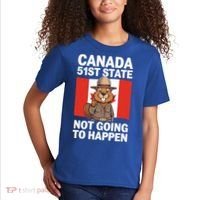 Canada Is Not For Sale 51st State Not Going To Happen Kids T-Shirt thumb 2