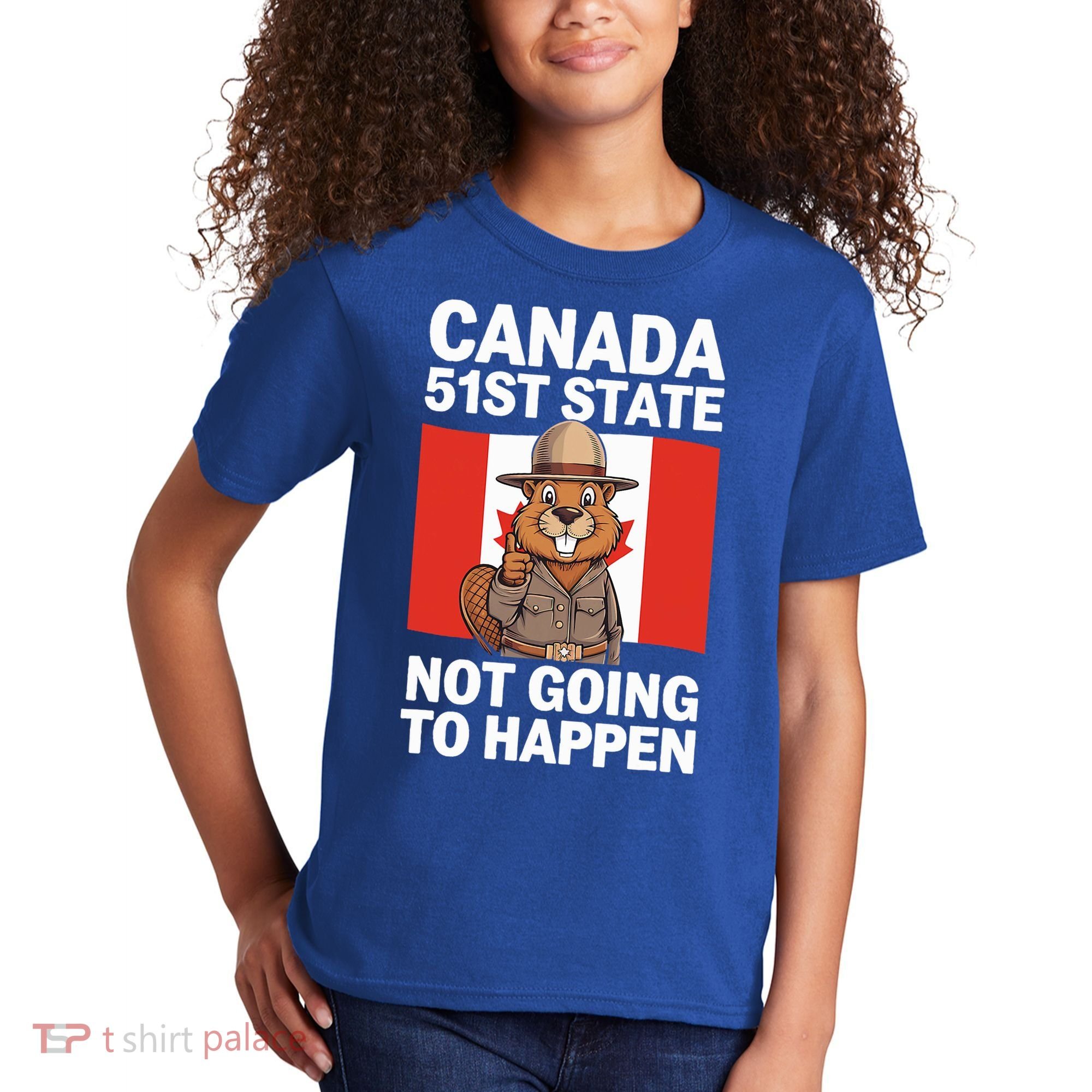 Canada Is Not For Sale 51st State Not Going To Happen Kids T-Shirt