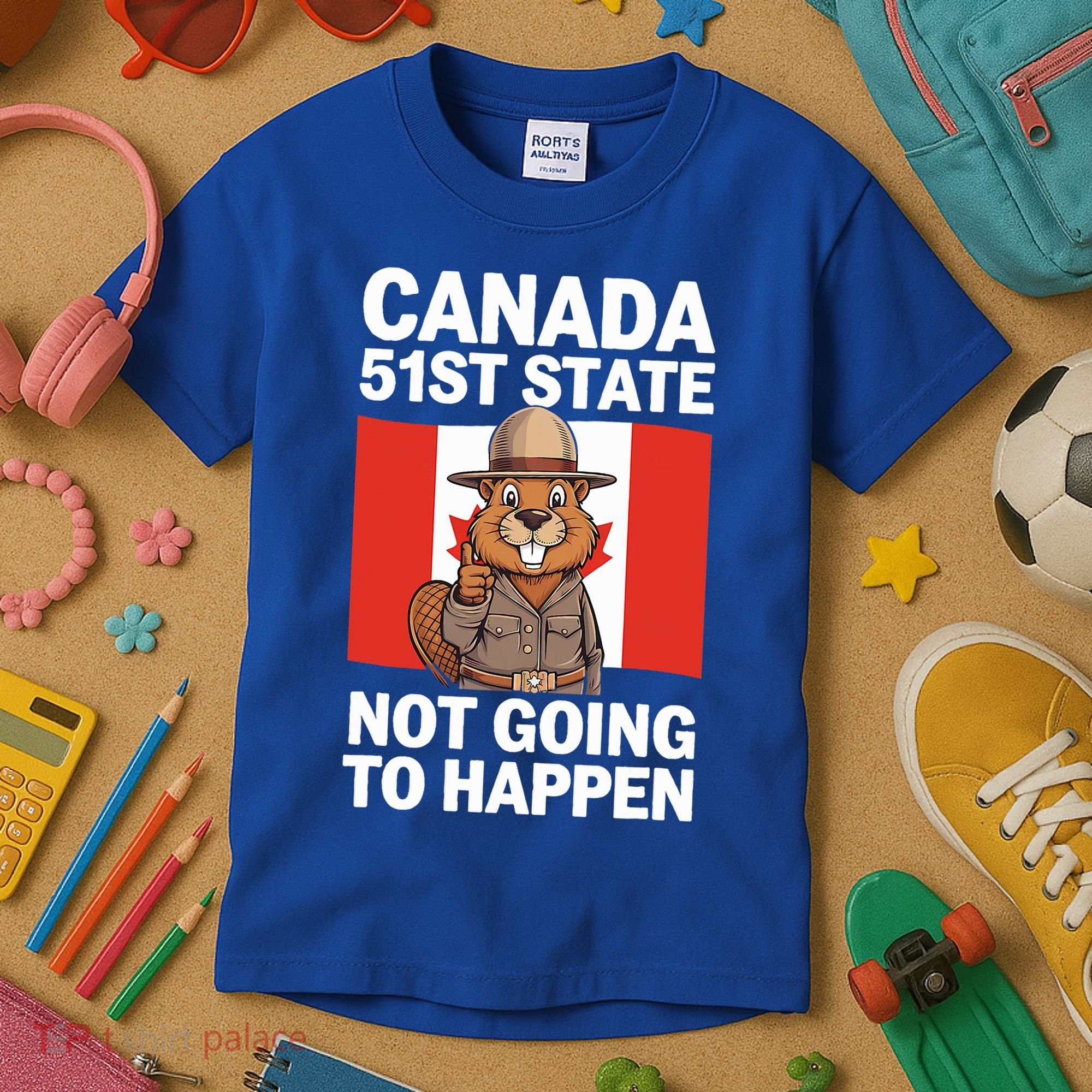 Canada Is Not For Sale 51st State Not Going To Happen Kids T-Shirt