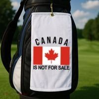 Canada Is Not For Sale Its Priceless Sovereign & Strong Golf Towel thumb 2