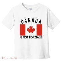 Canada Is Not For Sale Its Priceless Sovereign & Strong Toddler T-Shirt thumb 0