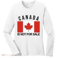 Canada Is Not For Sale Its Priceless Sovereign & Strong Women's Long Sleeve Shirt thumb 0