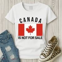 Canada Is Not For Sale Its Priceless Sovereign & Strong Women's T-Shirt thumb 3