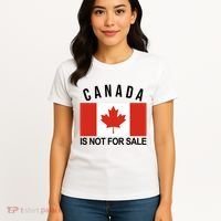 Canada Is Not For Sale Its Priceless Sovereign & Strong Women's T-Shirt thumb 4