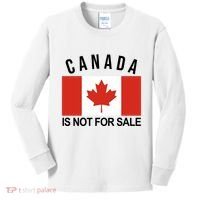 Canada Is Not For Sale Its Priceless Sovereign & Strong Kids Long Sleeve Shirt thumb 0