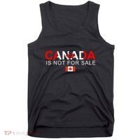 Canada Is Not For Sale Support Canadians Tank Top thumb 0