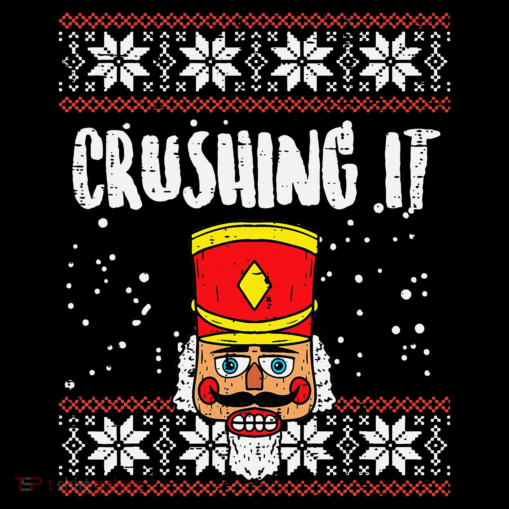 Crushing It Nutcracker Ugly Christmas Xmas Women's Hoodie