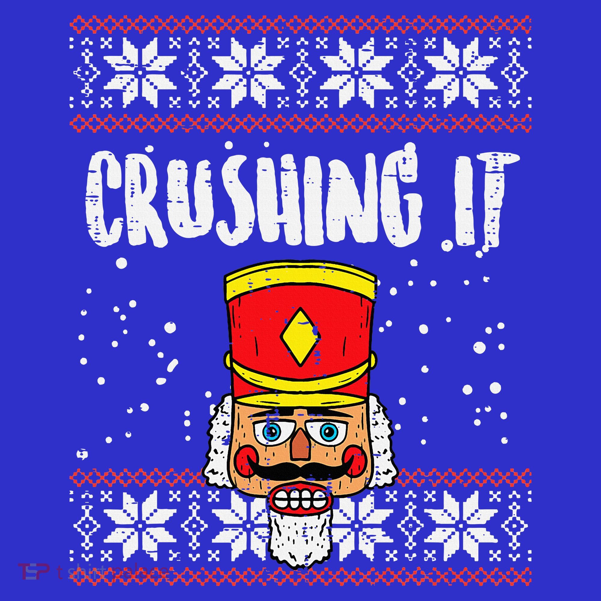 Crushing It Nutcracker Ugly Christmas Xmas Women's Tank Top