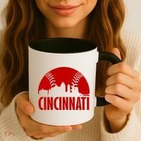 Cincinnati Baseball Skyline Coffee Mug thumb 3