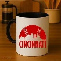 Cincinnati Baseball Skyline Coffee Mug thumb 4