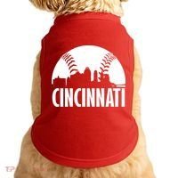 Cincinnati Baseball Skyline Doggie Tank thumb 0